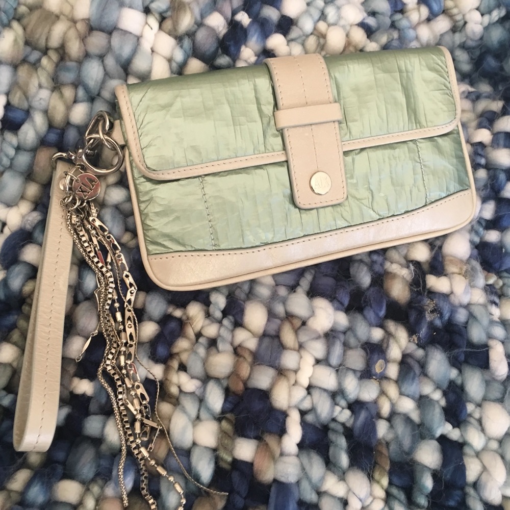 AX Armani Exchange wristlet